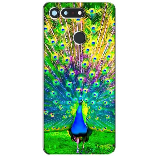 Чохол з пташками на Huawei Honor View 20 / V20 (VPrint) – Яскравий Павлин