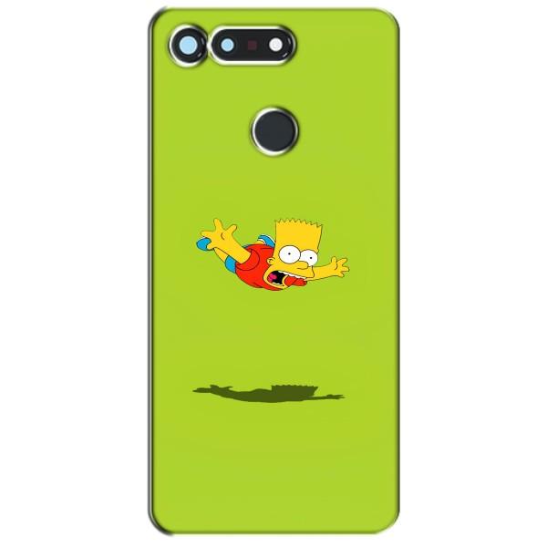 Чехол с Симпсонами для Huawei Honor View 20 / V20 (VPrint) – Барт Симпсон