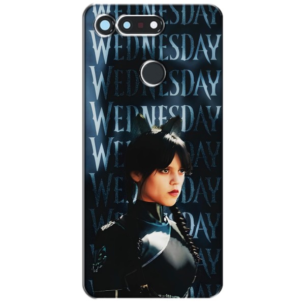 Чохли Венсдей на Huawei Honor View 20 / V20 Уенсдей (AlphaPrint) – Венздей кішка