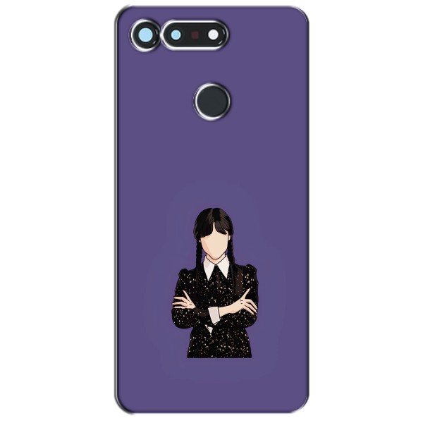 Чохли Венсдей на Huawei Honor View 20 / V20 Уенсдей (AlphaPrint) – Венздей у чорному