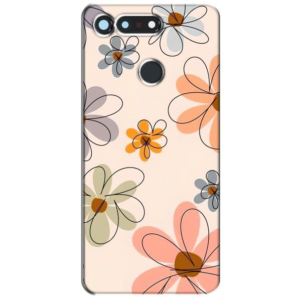 Чехол с цветочным принтом на Хуавей Хонор Вью 20 / В20 – Разноцветные цветы