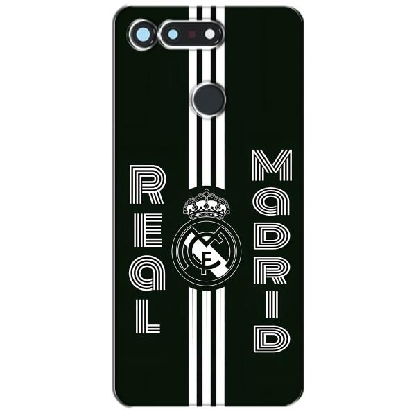 ФК Реал Мадрид чехлы для Huawei Honor View 20 / V20 (AlphaPrint) – черно белый Реал
