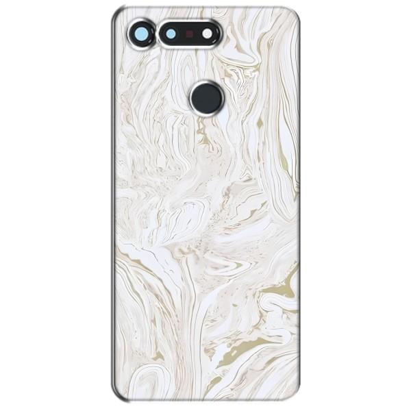 Мраморный чехол на Huawei Honor View 20 / V20 (VPrint) – Белый мрамор