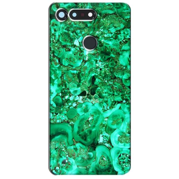 Мраморный чехол на Huawei Honor View 20 / V20 (VPrint) – Салатный Мрамор