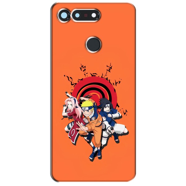 Naruto Anime Чехлы для Хуавей Хонор Вью 20 / В20 (AlphaPrint) – команда Наруто