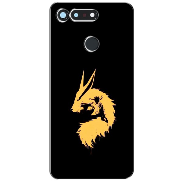 Naruto Anime Чехлы для Хуавей Хонор Вью 20 / В20 (AlphaPrint) – силуэт Курама Наруто