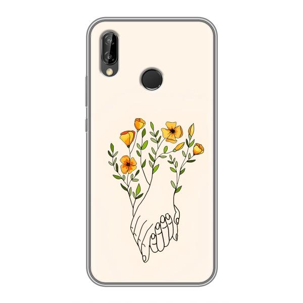 Чехлы для любимой на Хуавей Онор 10 Лайт (VPrint) – Руки любви