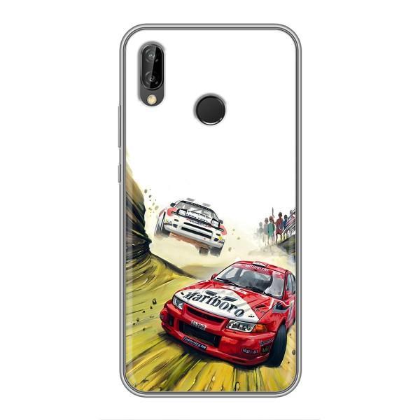 Чохли з Машинами на  Хуавей Гонор 10 Лайт (VPrint) – Гоночні Тачки