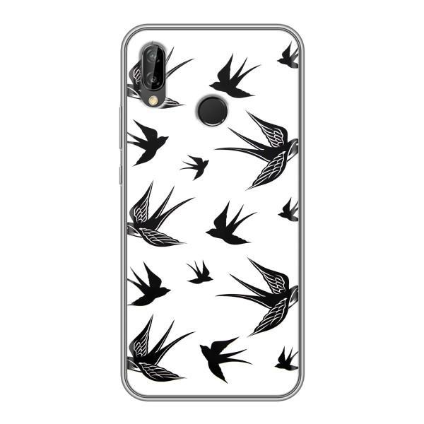 Чехол с птицами на Huawei Honor 10 Lite (VPrint) – Ласточки