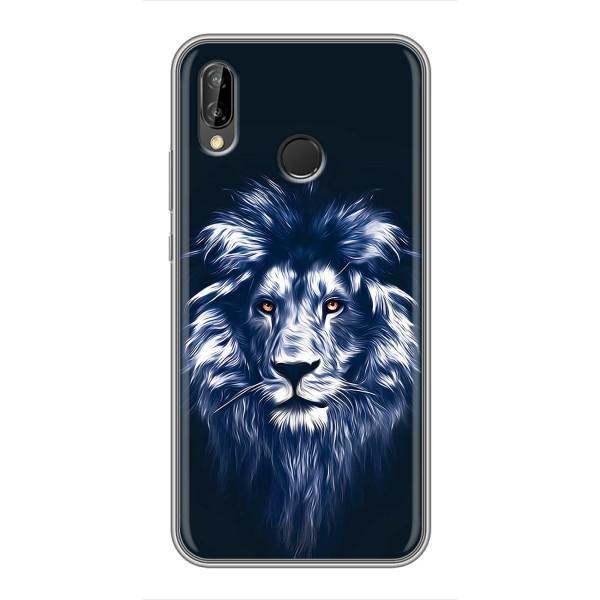 Чехол со Львом для Huawei Honor 10 Lite (VPrint) – Синий Лев