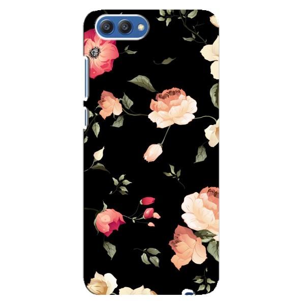 Чохли з квітами для Huawei Honor 10, COL-Al00 (VPrint) – Трояндочки