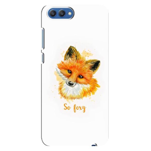 Чехлы с картинкой Лисички для Huawei Honor 10, COL-Al00 (VPrint) – Девочка Лиса