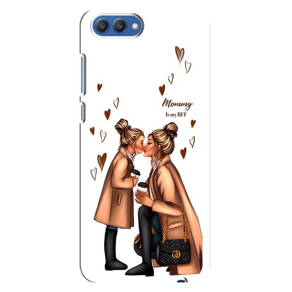 Чехол с печатью для Huawei Honor 10, COL-Al00 - (Мама с ребенком) (AlphaPrint) – Дочка и мама
