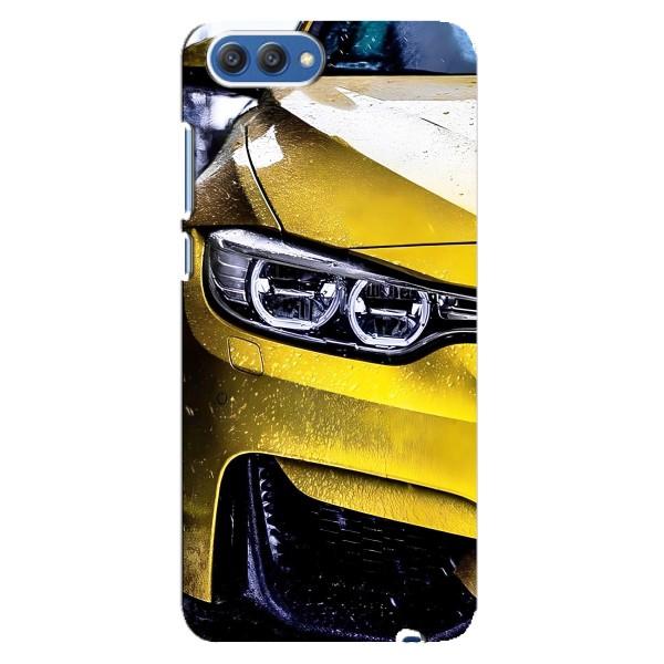 Чохли з Машинами на Хонор 10 (VPrint) – Жовта машина