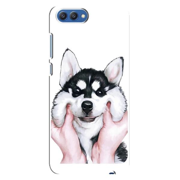 Чохли з собаками для Huawei Honor 10, COL-Al00 (VPrint) – Радісний Хаскі