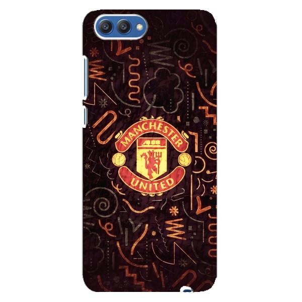 Чохол Манчестер Юнайтед для Хонор 10 (AlphaPrint) – емблема МЮ
