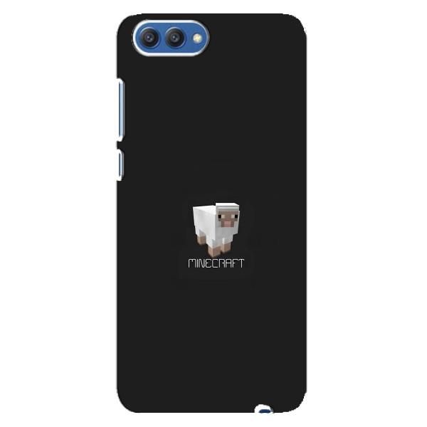 Чехол Майнкрафт на Huawei Honor 10, COL-Al00 (AlphaPrint) Minecraft – Овечка Майнкрафт