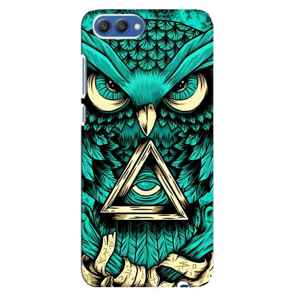 Чехол с птицами на Huawei Honor 10, COL-Al00 (VPrint) – Сова с глазом