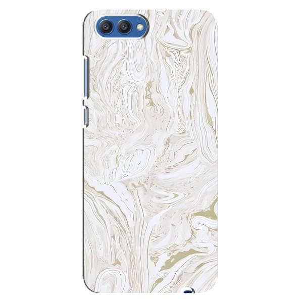 Мраморный чехол на Huawei Honor 10, COL-Al00 (VPrint) – Белый мрамор