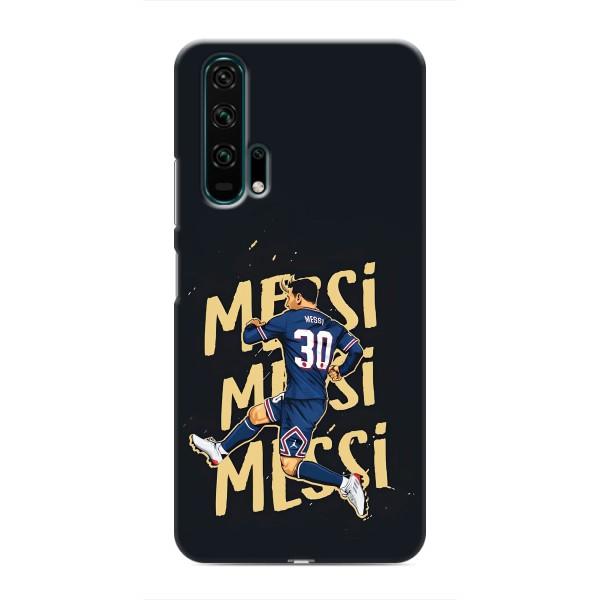 Чохли для Huawei Honor 20 Pro (Leo чемпіон) (AlphaPrint) – Messi ПСЖ
