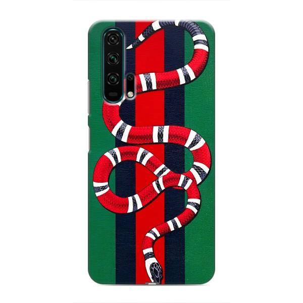 Чехлы ГУЧЧИ для Хуавей Хонор 20 Про (AlphaPrint) – Gucci змия