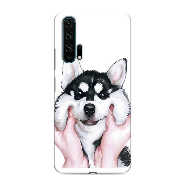 Чехлы с собаками для Huawei Honor 20 Pro (VPrint) – Довольный Хаски