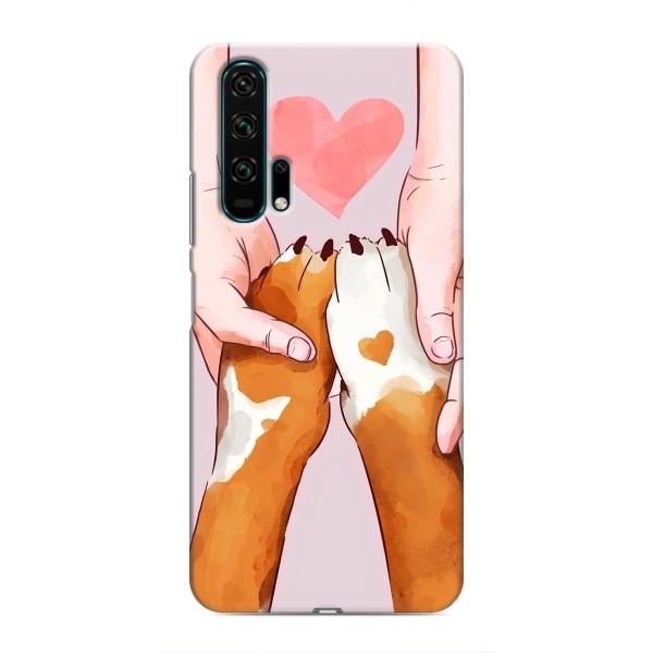 Чехлы с собаками для Huawei Honor 20 Pro (VPrint) – Любовь к собакам