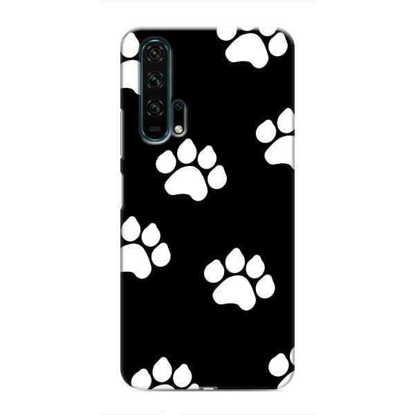 Чехлы с собаками для Huawei Honor 20 Pro (VPrint) – Следы собаки