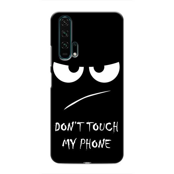 Чохол для Хуавей Хонор 20 Про - (AlphaPrint) з принтом (ТОП продажів) – Dont Touch