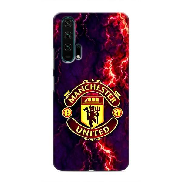 Чехол Манчестер Юнайтед для Хуавей Хонор 20 Про (AlphaPrint) – огненный Манчестер
