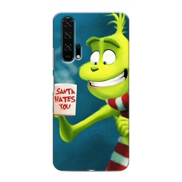 Різдвяні Чохли для Huawei Honor 20 Pro (VPrint) – Зелений Грінч