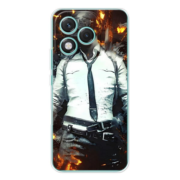 Силиконовый чехол с картинкой "Герой Pubg" на Huawei Honor 400 Lite – Man Пубг