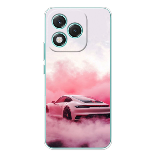 Чохол з авто Порше для Huawei Honor 400 Lite – Рожевий Порше