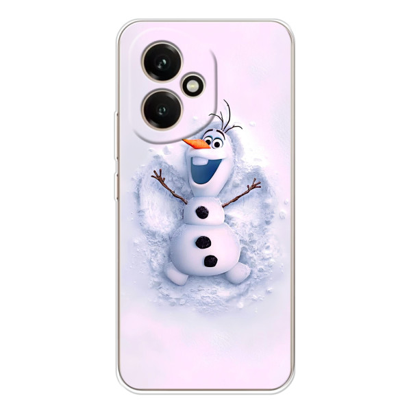 Чехол с зимним принтом для Huawei Honor 400 можно записать русскими буквами и цифрами как: Хуавей Онор 400. – Снеговик Олов
