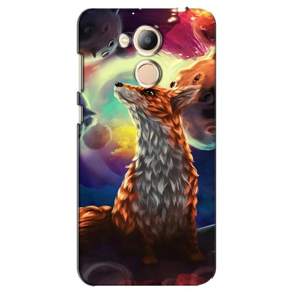 Чехлы с картинкой Лисички для Huawei Honor 6c Pro (VPrint) – Лисица в космосе