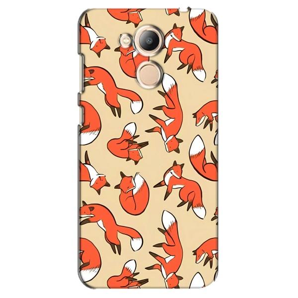 Чехлы с картинкой Лисички для Huawei Honor 6c Pro (VPrint) – Лисички