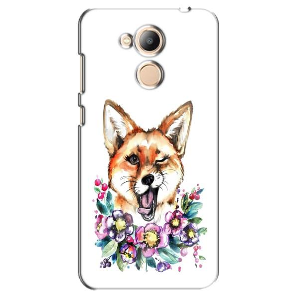 Чехлы с картинкой Лисички для Huawei Honor 6c Pro (VPrint) – Веселая лисичка