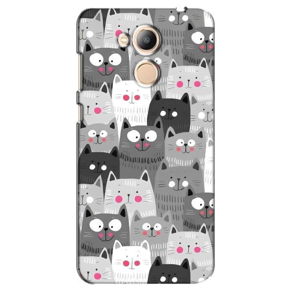 Чохли з Котиками для Huawei Honor 6c Pro (VPrint) – Мальовані котики