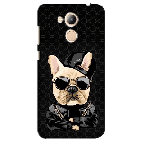 Чехлы с крутыми принтами для Huawei Honor 6c Pro - (PREMIUMPrint) – Стильная собака