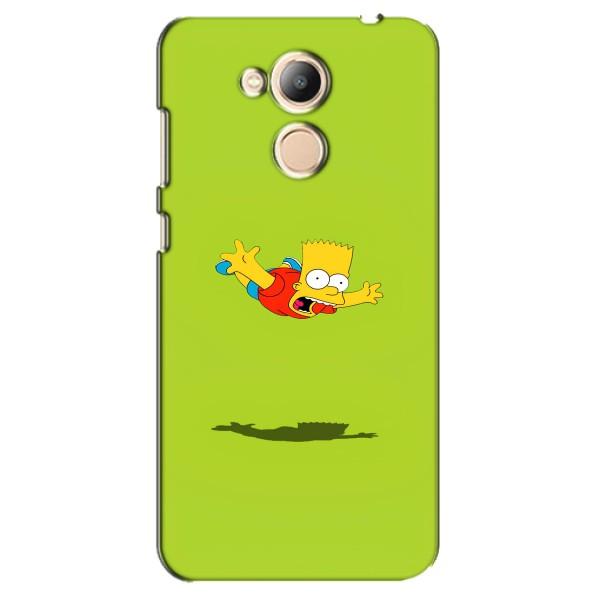 Чехол с Симпсонами для Huawei Honor 6c Pro (VPrint) – Барт Симпсон