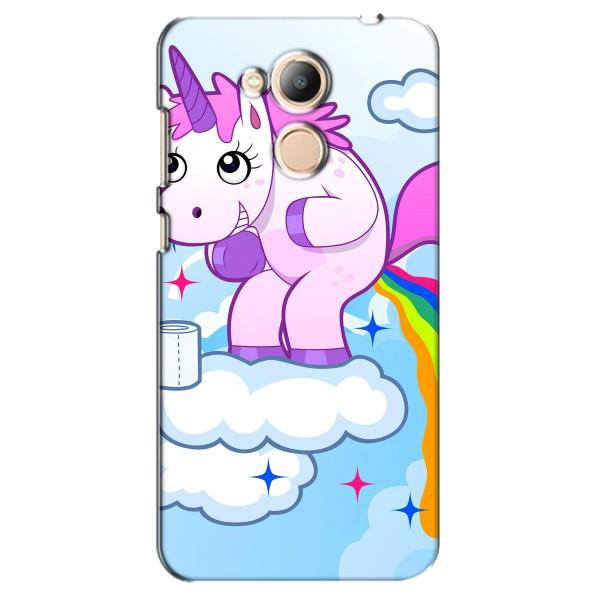Чехол Unicorn на Huawei Honor 6c Pro – Радуга единорожка