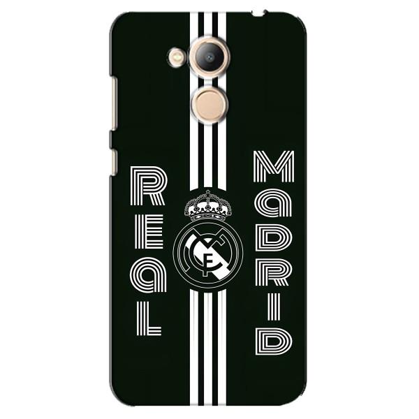 ФК Реал Мадрид чохли для Huawei Honor 6c Pro (AlphaPrint) – чорно білий Реал