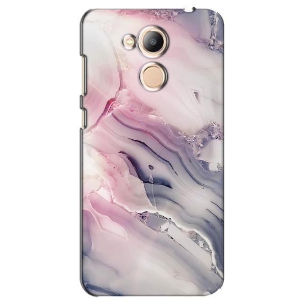 Мраморный чехол на Huawei Honor 6c Pro (VPrint) – Пурпурный Мрамор