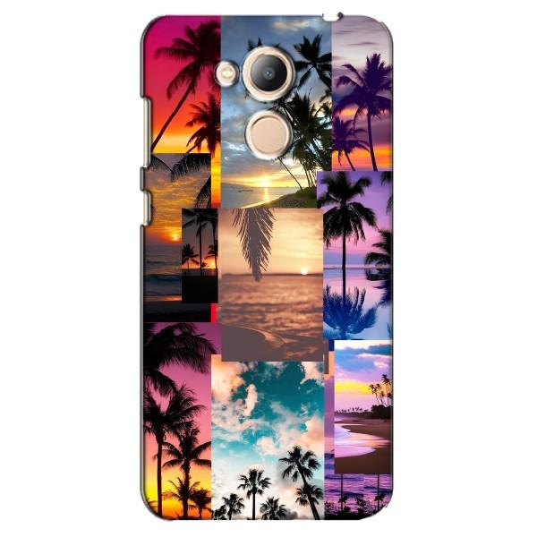 Силиконовый чехол с КАРТИНКАМИ лето для Huawei Honor 6c Pro (AlphaPrint) – Летний отпуск