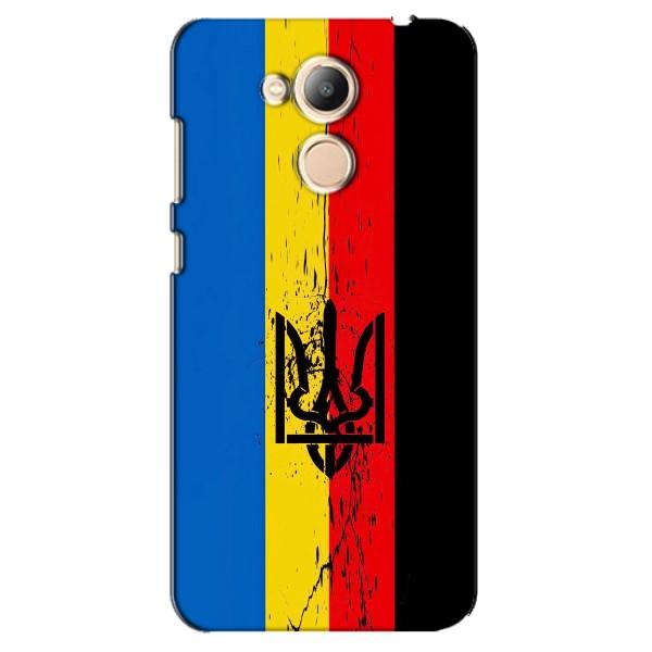 Украинские Чехлы для Huawei Honor 6c Pro с картинкой УПА (AlphaPrint) – Флаг УПА