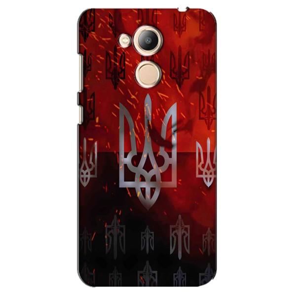 Украинские Чехлы для Huawei Honor 6c Pro с картинкой УПА (AlphaPrint) – ГЕРБ УПА