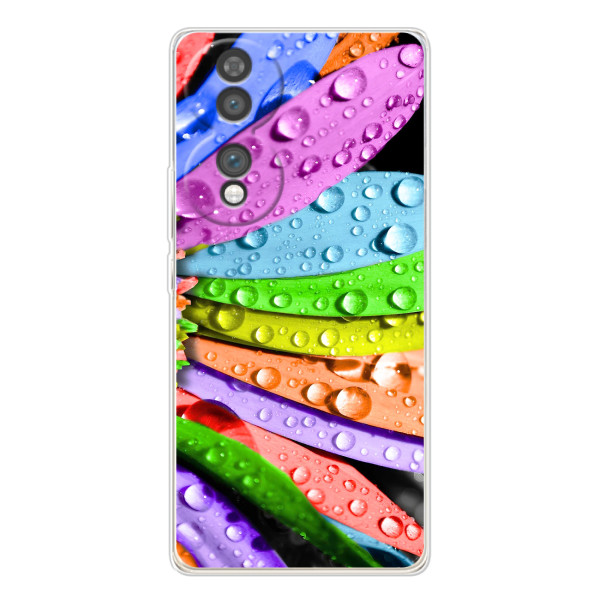 Чехлы (ART) Цветы на Huawei Honor 70 (VPrint) – Семиквітка