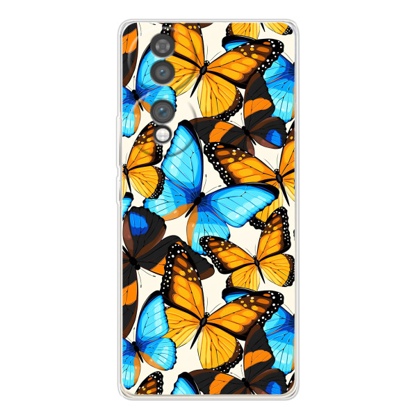 Чехол с принтом для Хайер Хоннор 70 - (Прикольные) (AlphaPrint) – Яркие бабочки