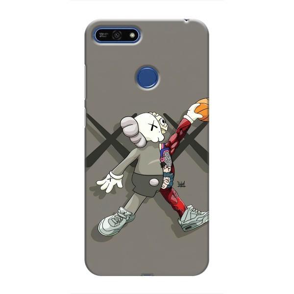 Чехлы для Huawei Honor 7A Pro - Bearbrick Louis Vuitton (PREMIUMPrint) – Беарбрик Джордан