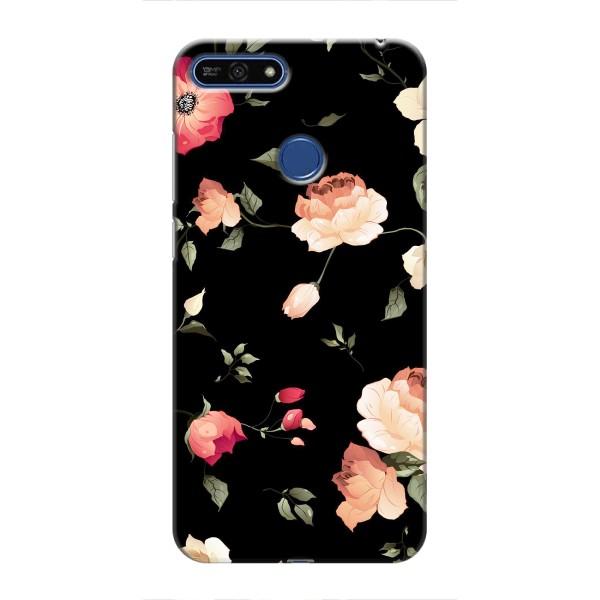 Чохли з квітами для Huawei Honor 7A Pro (VPrint) – Трояндочки